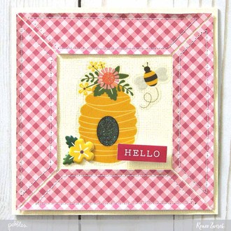 Hello Spring - Honey Bee *Pebbles*