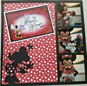 Minnie at Chef Mickey's