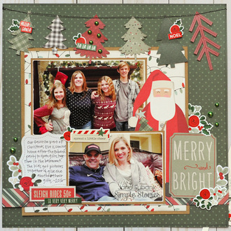 Simple Stories Merry & Bright Layout