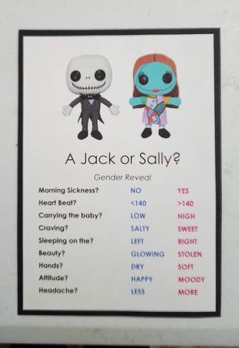 Gender Reveal Decorations: Nightmare Before Christmas - Acot Message Board