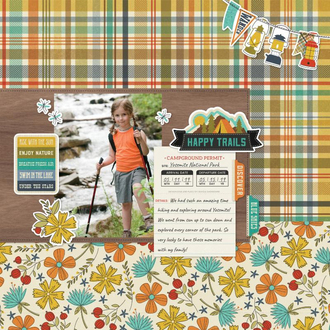 Happy Trails Layout by Simple Stories Designers