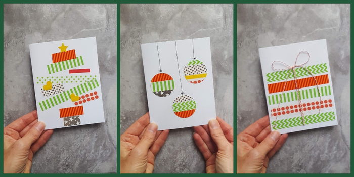 diy-washi-tape-christmas-card-4 - The Paperdashery