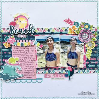 Don't Worry Beach Happy Layout