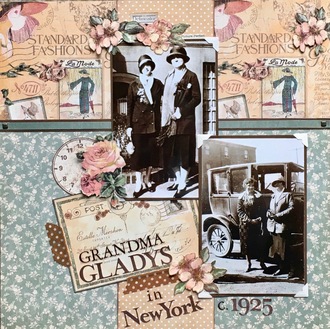 Grandma Gladys in New York (c.1925)