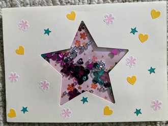 Shaker star card