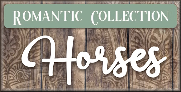Romantic Collection Horses Stamperia