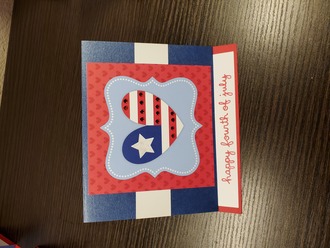 4th of July Easel card