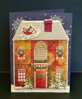 house Christmas card