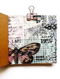 Butterfly Art Journal Page