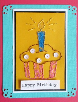 Birthday card (cupcake)