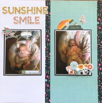 Sunshine Smile (April 2022 Double Page Challenge)