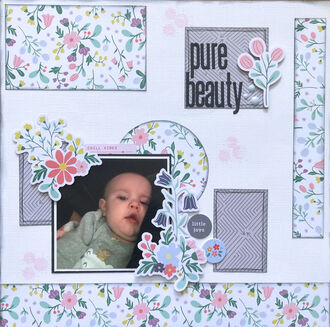 pure beauty (April/May 2022 Bash Your Stash Challenge 2)