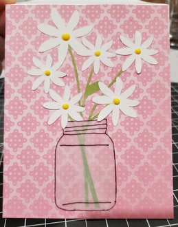 Bouquet card
