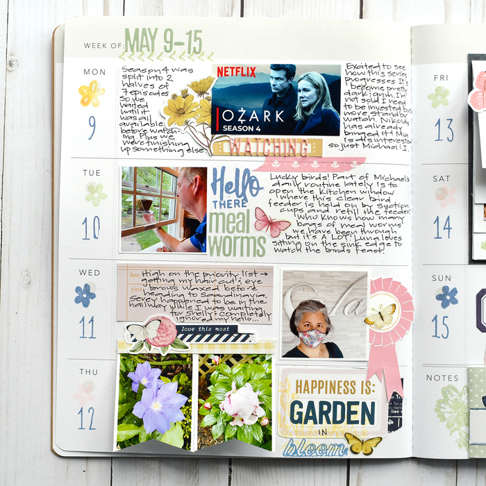 Heidi Swapp Memory Planner Storage Binder Floral Tell Your Story, Notebook,  Photo Album 