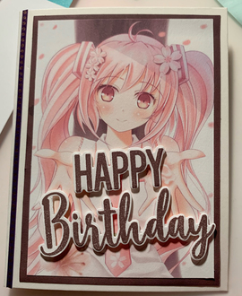 Maddie's 14th Birthday Card