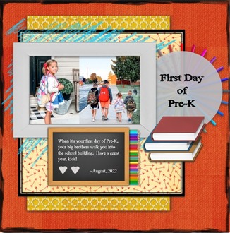 First Day of Pre-K