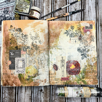 Toxique Art Journal Page