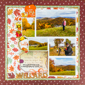 How to Mix Different Size Photos on a Scrapbook Layout