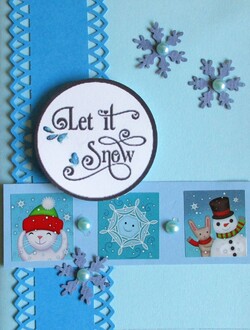 Let It Snow card