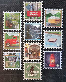 Camp Stamp Embellishments