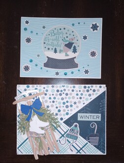 Criss Cross Fun Fold Swap Card