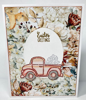 Easter Card w/Truck