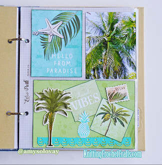 Hello From Paradise Scrapbooking Layout