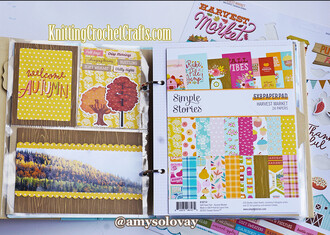 Welcome Autumn 6x8 Pocket Page Scrapbooking Layout