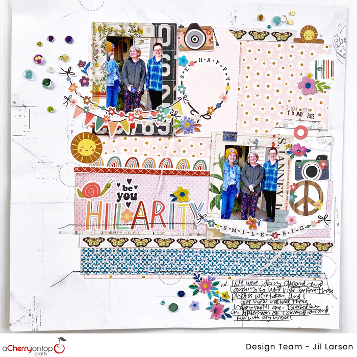 Early Summer Scrapbook Layout using Washi Tape - Altenew Scrapbook