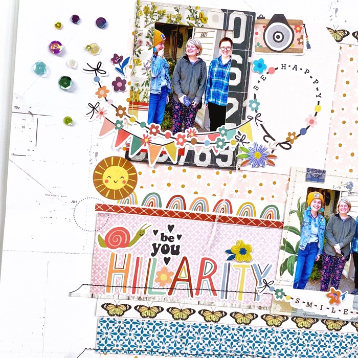Washi Tape Scrapbooking Ideas  DIY Layered Heart Embellishments 