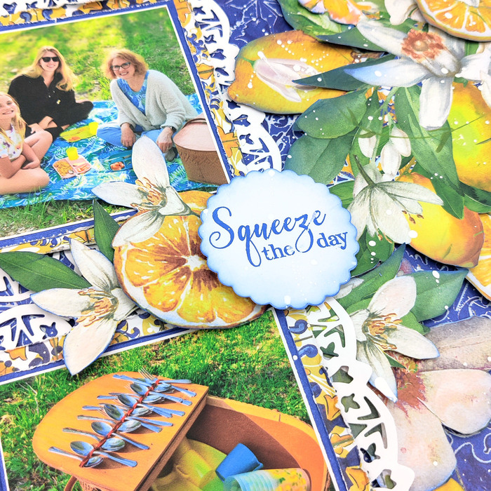 Summer Scrapbook Kit Scrapbook Supplies Summer Die Cuts, Flower