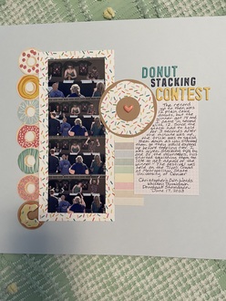 Donut Stacking Contest