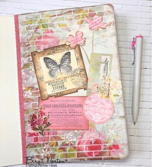 Pretty In Pink Art Journal Entry