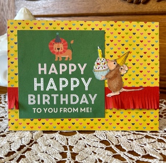 House Mouse Birthday Card 2