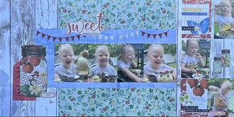 Sweet memories/ Sept Double Page