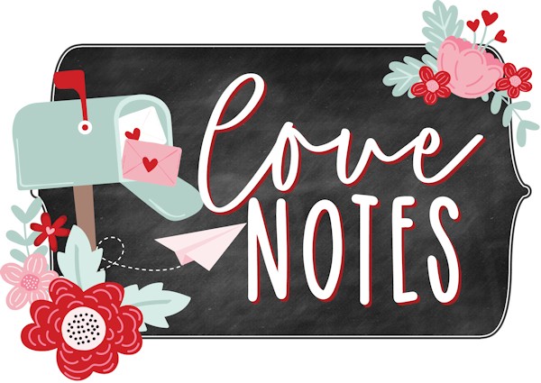Love Notes: I Cross My Heart Stamp Set - Echo Park Paper Co.