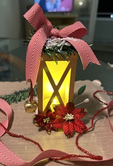 Gold Christmas lantern