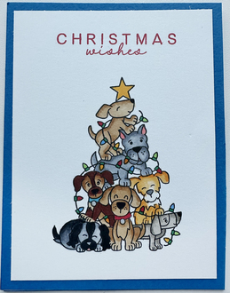 Doggie Christmas Card