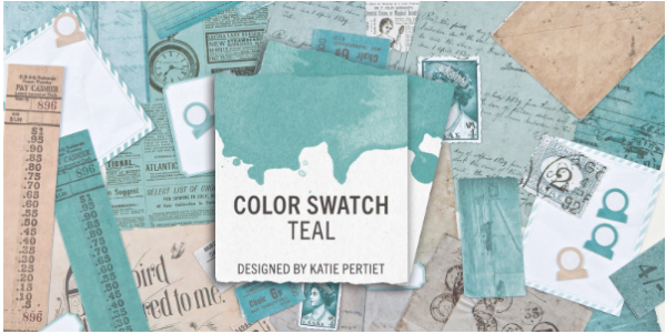 Color Swatch Teal 49 and Market Katie Pertiet
