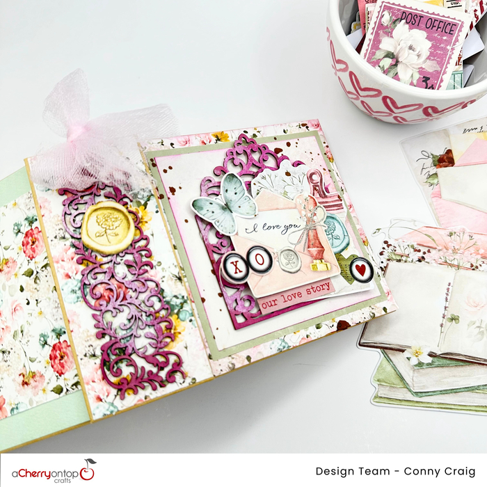  COcnny 24pcs Mini Valentine Heart Notepads