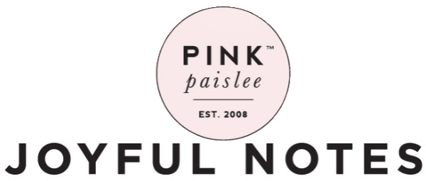 Joyful Notes Pink Paislee
