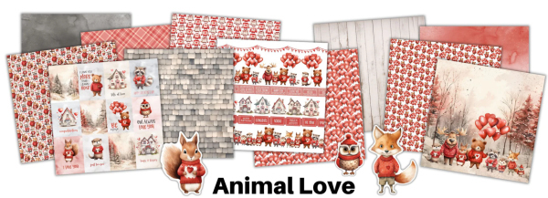 Animal Love Paper Rose Studio