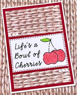 Bowl of Cherries Card