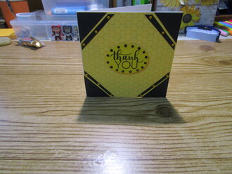 BEE CARD----THANK YOU