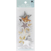 Gold & Brown Stars 3-D Stickers - Jolee's By You