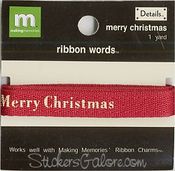 Merry Christmas Ribbon by Making Memories