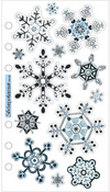 Vellum Snowflakes Sticko Stickers