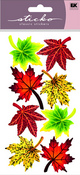 Vellum Maple Leaves Sticko Stickers