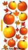 Autumn Pumpkins Sticko Stickers