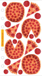 Pizza Party Sticko Stickers